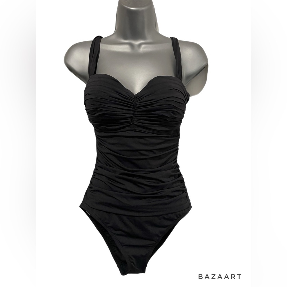 Bleu Rod Beattie
Shirred Bandeau One Piece Swimsuit